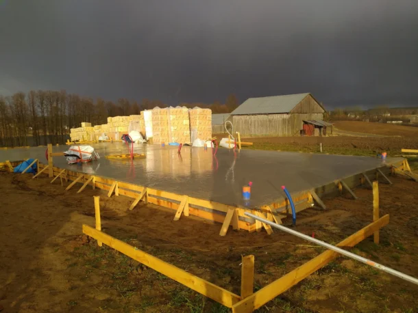 Płyta fundamentowa Energo Wood_Sejny